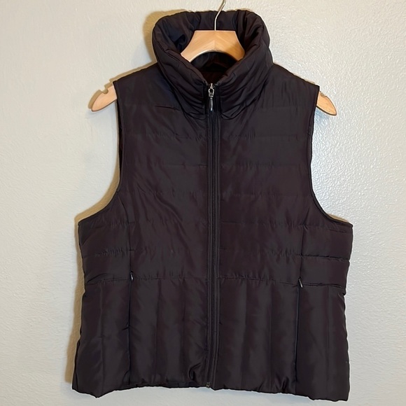 Kenneth Cole Reaction Brown Puffer Vest - Picture 1 of 16